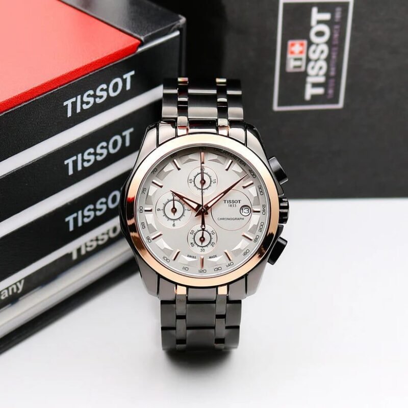 Tissot For Men Black First Copy Watch