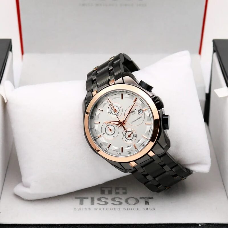 Tissot For Men Black First Copy Watch