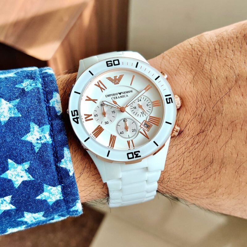Emporio Armani White First Copy watch