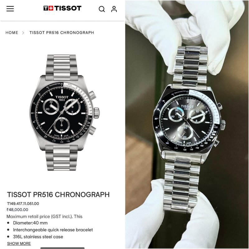Tissot PR516 First Copy Watch - Image 4