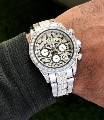 Rolex silver Oyster Tiger Eye First Copy watch