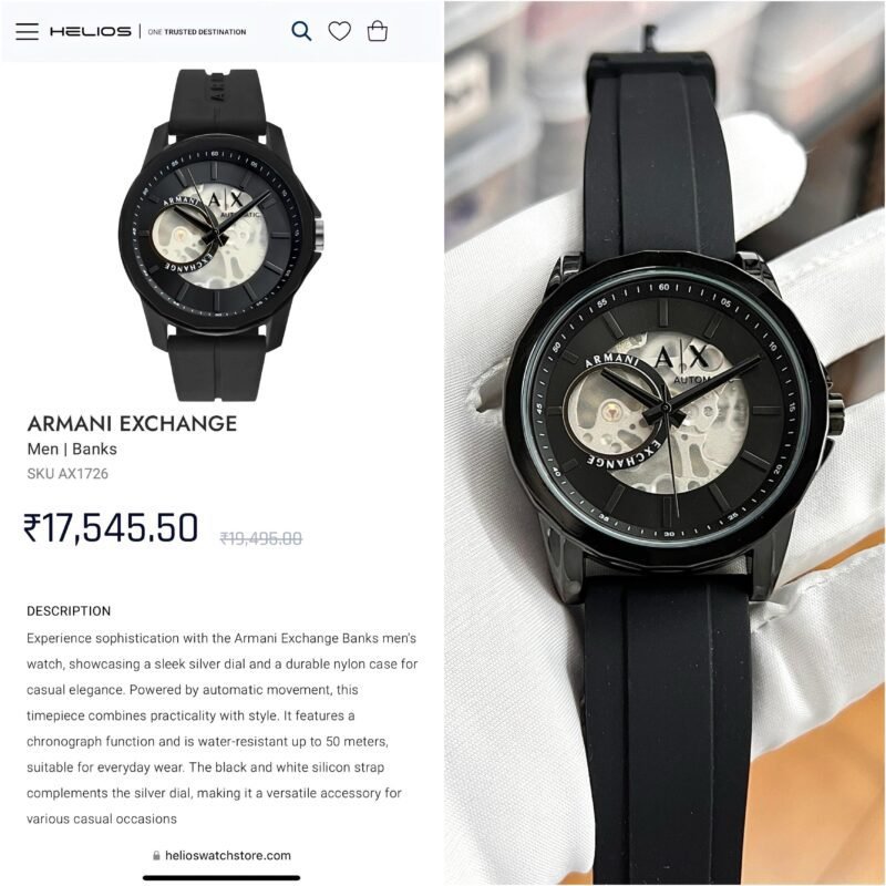 Armani Exchange Modern Automatic First Copy Watch