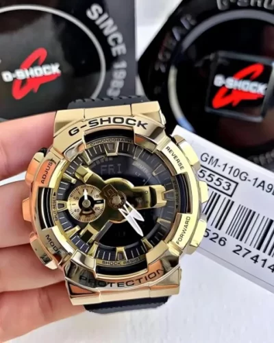 G-shock GM-110BB-1A Gold First Copy Watch